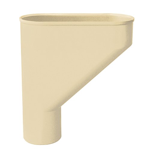 First Plast - Gouttière PVC 25 demi-ronde - Jambonneau PVC gouttière 25 Ø80 - Sable - First Plast