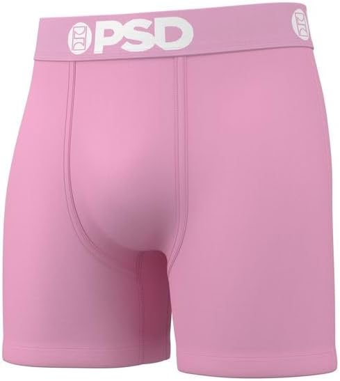 PSD Underwear Mens Boxer Briefs - Solid Basics, Mid Length Pack & Singles, Soft & Breathable Boxer Briefs for Men - Image 4