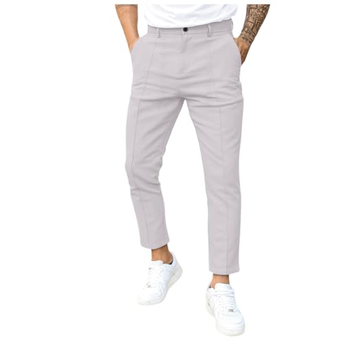 Pantalon d'affaires classique Hanraz pour homme - Chino de travail fluide et léger