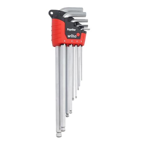 Image of Wiha 66996 ErgoStar Ball End Hex L-Key, 9-Piece Set