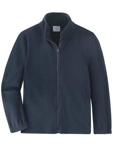 Spring&Gege Kids Lightweight Polar Fleece Jackets Boys Girls Soft Full-Zip Outwear