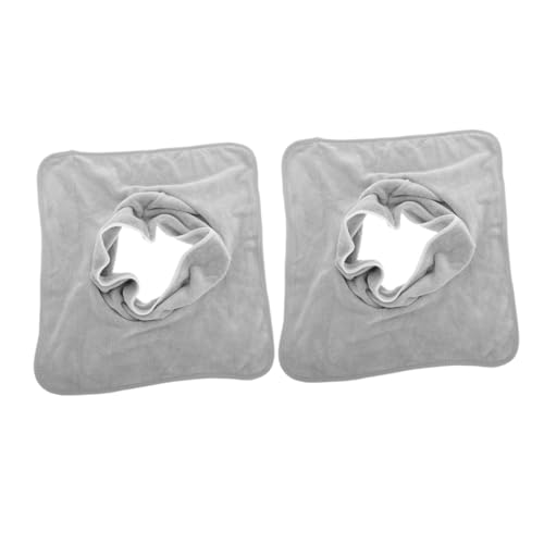 PartyKindom Skincare Essential 2pcs Soft Spa Facial Towels with Holes Versatile for Massage and Salon Use