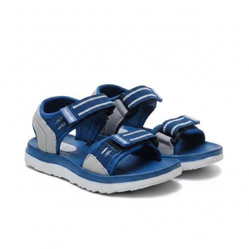 Image of Kids Open Toe Sports Sandals | Comfortable Lightweight Double Welcro Outdoor Athletic Sandals for Boys, Girls & Toddlers | Daily Play Shoe (1-10 Years)