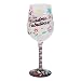 Top Shelf “This Grandma is Fabulous” Wine Glass – Hand Painted Gift for Women