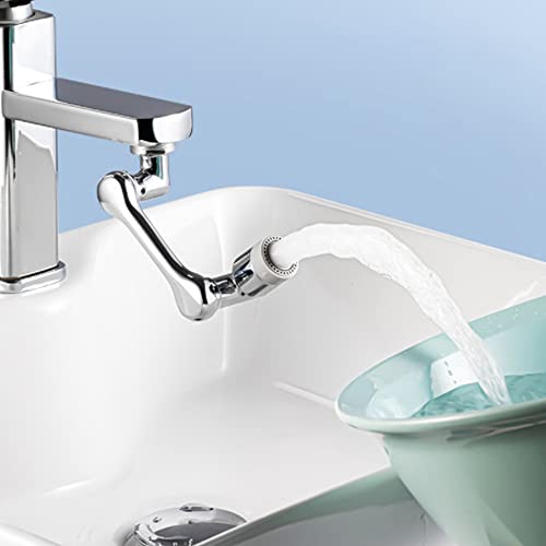 Grifo de agua universal con filtro de salpicaduras y extensor giratorio de 1080 grados 6