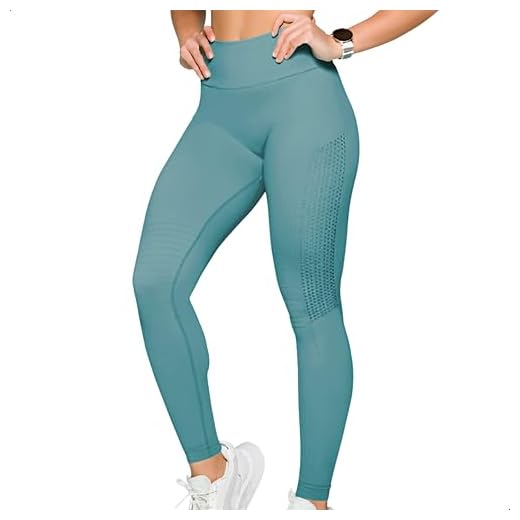 SELENE Calça Legging Academia Sem Costura Cintura Alta Fitness Feminino Adulto, Verde Chá, M