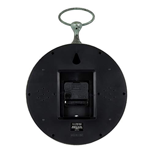 La Crosse 404-3828 9 Inch Pocket Watch Quartz Wall Clock, Green #TOP3