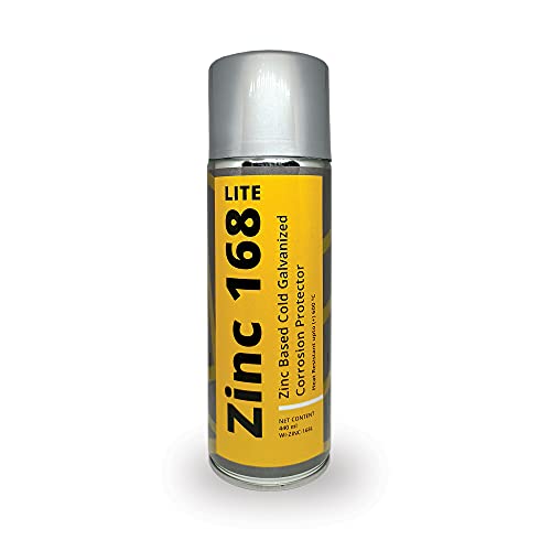 Image of 168 ZINC LITE - Zinc Based Cold Galvanized Corrosion Protector, Zinc Spray (440ml), Silver