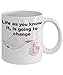 Funny coffee tea mug for New Parents, Pregnancy announcement, Baby shower, gender reveal - Gift to Husband, Boyfriend or Fiancé– Life as you know it