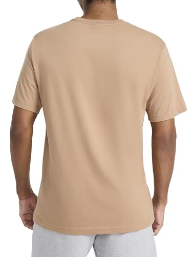 Reebok Men's Short Sleeve Graphic Crewneck T-Shirt, Standard Fit, Lightweight Cotton-Poly Fabric - image 2