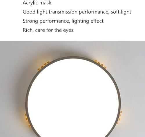 Plafonnier LED 36W circulaire avec télécommande et lumière tricolore variable - 5