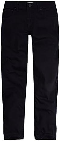 Levi's Big Boy's 502 Regular Taper Jeans Pants, black, 20