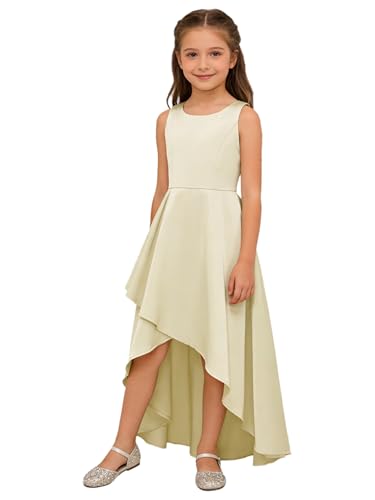 Vestido de ceremonia para niña cómodo y sin mangas que evita rozaduras en fiestas
