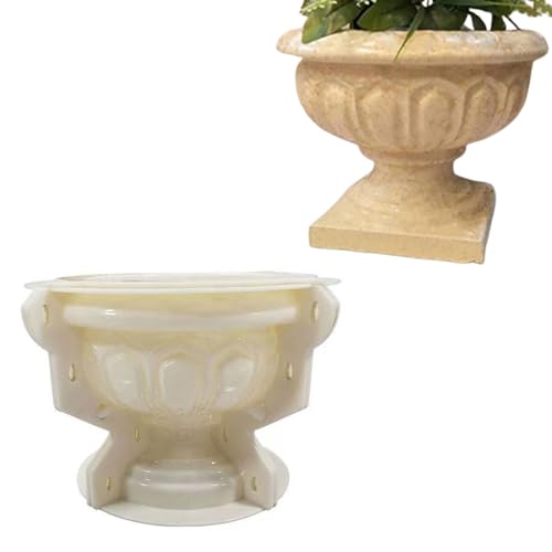 Moule en résine pour fabriquer un pot de fleurs en béton - 5