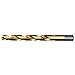 Alfa Tools S150121TN High-Speed Steel Jobber Drill Split Point Titanium Nitride Coated (6 Pack), 3/8"