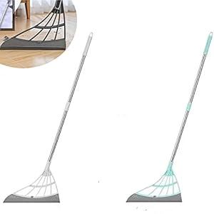 2 stks Multifunctionele Magische Bezem, Multifunctionele Waterschraapbezem, 2-in-1 Vloerstofbezem Pet…