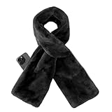 Ihdjasg Winter-Schals,Weiches Umhängetuch Mit Reißverschlusstasche - Warmer Schal Für Damen Herren - Für Winter, Kaltes Wetter Und Outdoor-Aktivitäten