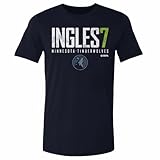 500 LEVEL Joe Ingles Minnesota Timberwolves Shirt - Joe Ingles Minnesota Timberwolves Elite WHT (True Navy, Medium)