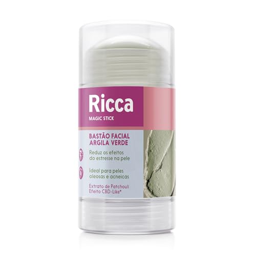 Ricca Bastão Facial Argila Verde
