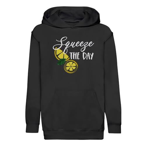 Sweat à capuche enfant citron idéal pour l'école