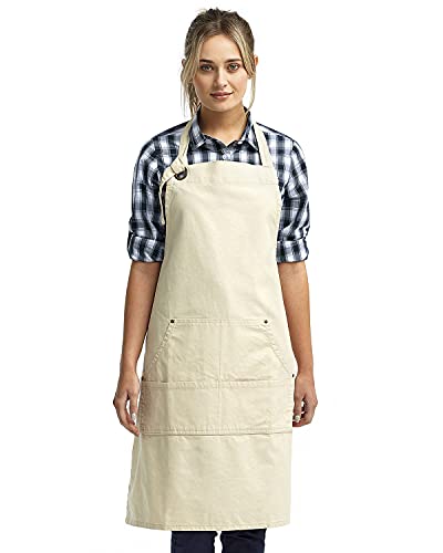 Artisan Calibre Heavy Cotton Canvas Pocket Apron OS Natural