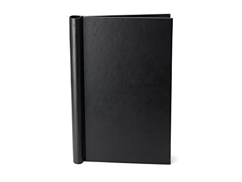 Springback Binder - US Legal Size - Black Soft Leather Effect (US Legal)