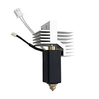 RugooSpink Upgrade Keramik Hotend für Elegoo Centauri Carbon Hotend Druckkopf Extruder Hot End mit 0,4 mm gehärtetem Stahldüse Kühlkörper Heizelement für Elegoo 3D-Drucker Zubehör