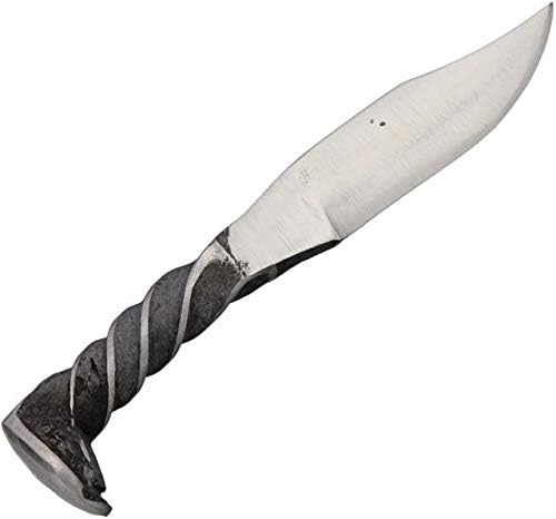 CUSTOM Railroad Spike Knife Fixed Blade Knife, 4.25in, Drop Point, Handle, Railroad Railroad Knife