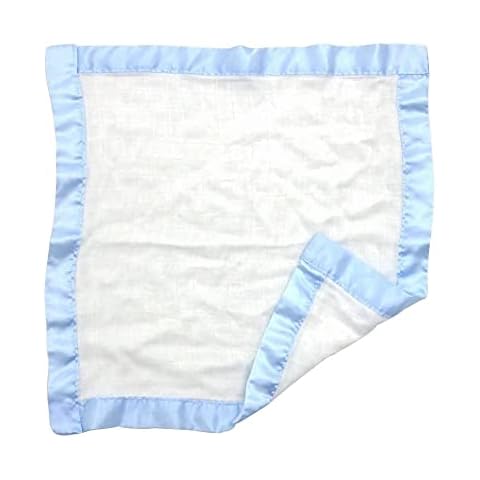 BABYBAMBA Bamboo Muslin Comforter with Satin Trim Cover