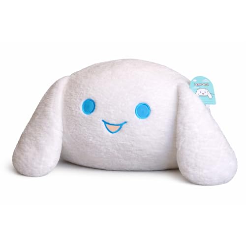 Image of Jumbo White Rabbit Plush Pillow - 29 Inch Large Squishy Giant XXL Stuffed