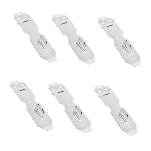 Image of DOITOOL 32pcs Heavy Duty Hasp Latch for Barn Doors Cabinets and Buckle Unique Design for Versatile Use and Easy Installation