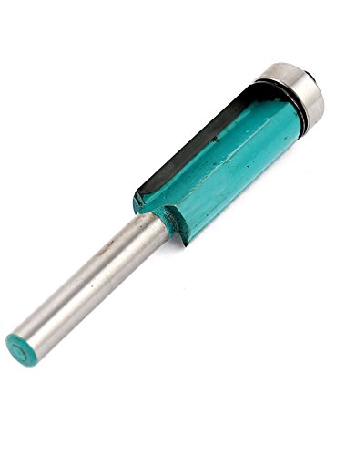 Aexit 12mm Cutting Special tool Diameter Straight drill hole Dual Edge Flush Trim Router Bit 1/4