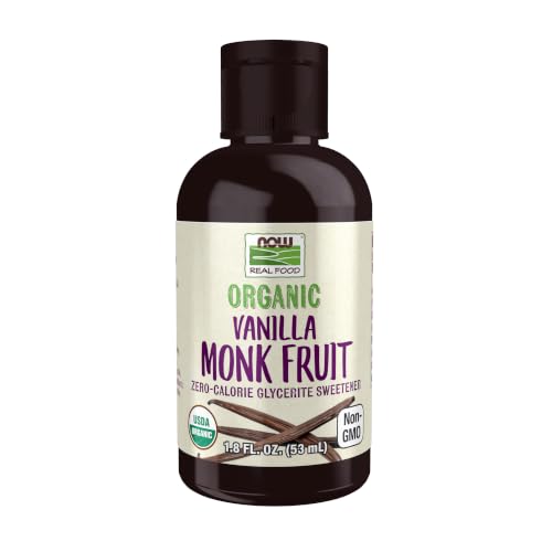 NOW Foods Monk Fruit Vanilla Liquid