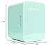 FACETORY Portable Teal Beauty Fridge (10-L / 12 Can) with Heat and Cool Capacity