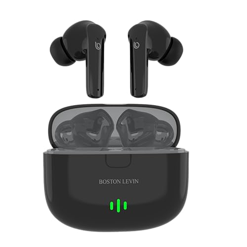 BOSTON LEVIN Levin Stormbuds TWS Quad Mic Ai Enc in Ear Earbuds with Bt 5.3, Dual-Ear Calling,Type-C Charging,Ipx5,13Mm Drivers,Playtime Upto 32H,50Ms Low Latancy,Fully Touch Control in Ear Earbuds (B0CTKS9VD8) Amazon Price History, Amazon Price Tracker