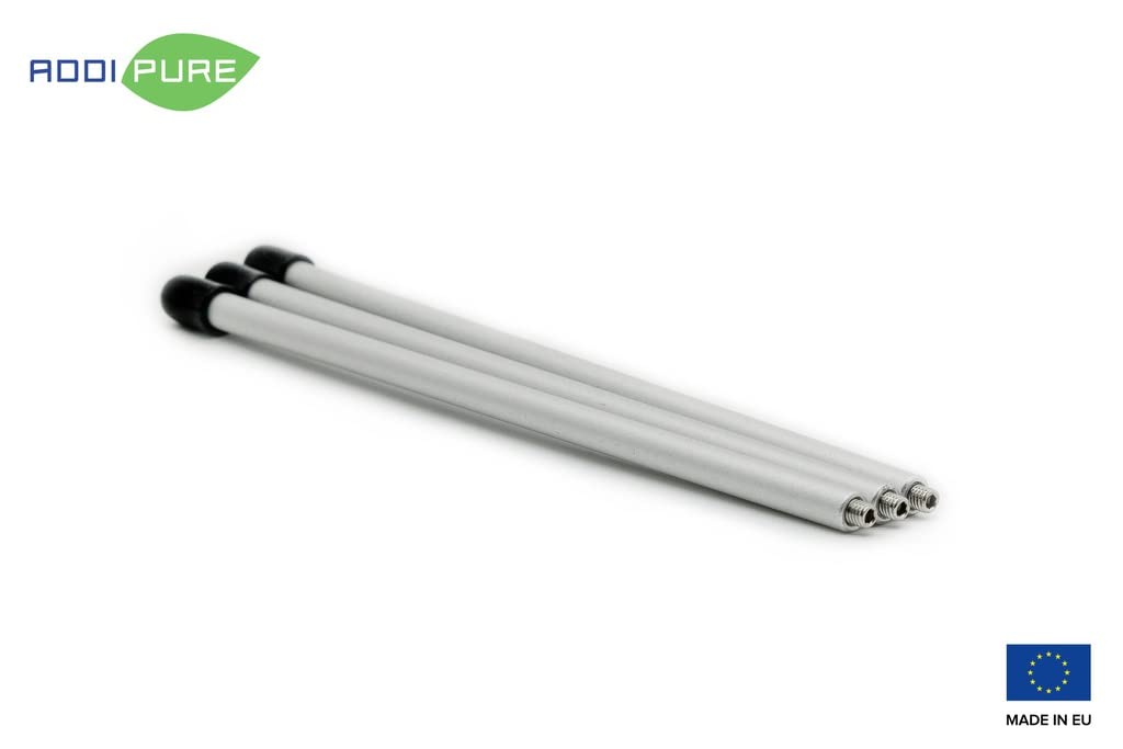 Höhenverstell-Einheit für Rohr/Extraktor PEO 35 * 35 und 60 * 35. Lebensmittel echtes Aluminium, eloxiert.