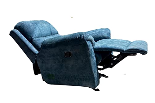 Image of Lofty Dreams Elegant Recliner Sofa 1 Seater - Supreme Comfort, Durable Manual Recliner Chair Design, and 5-Year Warranty for Reliability