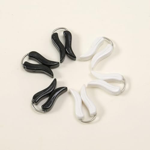 6 Pcs Practical Scarf Fastener Hijab Pins Accessory Convenient Scarves Fixing Clasp Plastic Scarf Clip for Muslims Women4