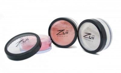 Image of Zuii Organic Certified Flora Diamond Sparkle Blush, Berry, 3 g