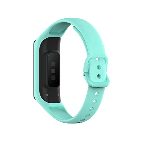 Image of Band Strap Belt with Buckle for Samsung Galaxy Fit E R375 Smart Band (Sea Green) (Note: Not Compatible to Any Other Models Except Samsung Fit E R375 Band) (Sea Green)