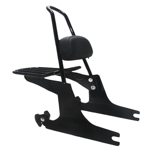 Dosserets porte-bagages moto Dyna 2007-2016 sissy bar détachable noir