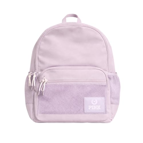 Victoria's Secret Mochila de lona clássica rosa, Violeta primavera, G