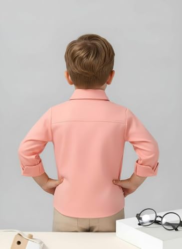 Image of Boys Shirt, Black and White Plaid and Light Blue Solid, Long Sleeve Button-Up, 2 Pack