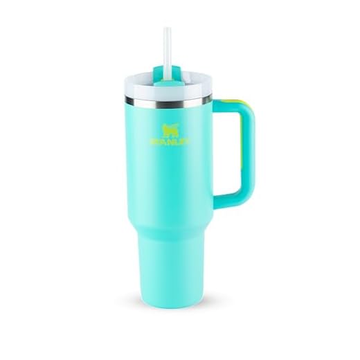 Stanley - Copo Quencher H2.0 FlowState 887ml - Copo de aço inoxidável com tampa, isolamento a vácuo, para água, chá gelado, café, smoothies e muito mais, Tropical Teal