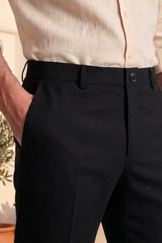Image of Allen Solly Men's Formal Trousers | Premium Cotton Fabric | Comfy Fit for Office & Business Wear