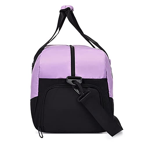 Gym Bag for Women, Large Multi-Carrying Gym Bag with Shoe Compartment Dry Wet Pocket Detachable Shoulder Strap Carry On Duffle Bags for Airplanes Women Travel Sports Overnight Weekender Trip3