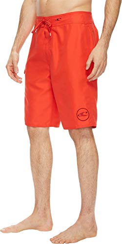 Mens Santa Cruz Solid 2.0 Swim, Red, 402