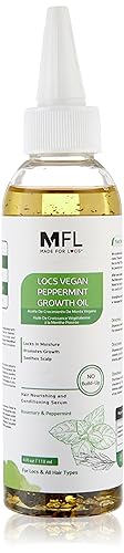 Locs Vegan Growth Serum | Locs Oil (Pineapple Blueberry & Peppermint Scent) | 4 oz (Peppermint & Rosemary)