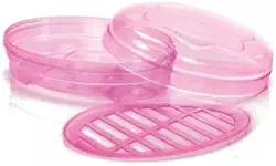 Saboneteira com Tela Escorredora, Elimina a Água Parada do Sabonete para Mais Higiene, Ideal para Economizar Espaço na Pia