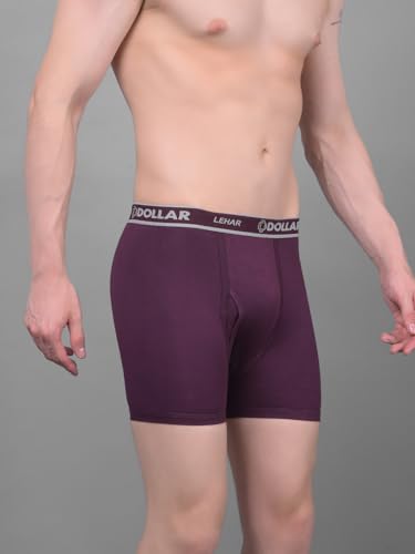 Image of Dollar Lehar Mens Combed Cotton Trunk - Actual Colour May Vary